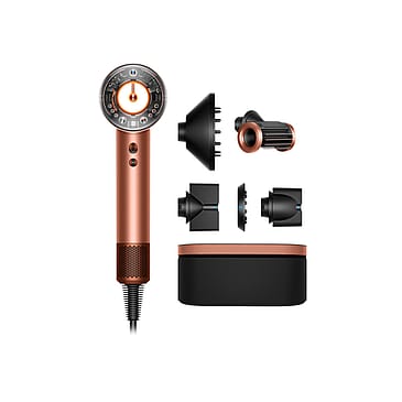 Dyson Supersonic Nural Hairdryer Straight + Wavy Amber Silk/Pink Champagne