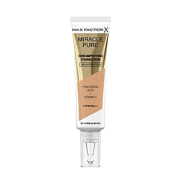 Max Factor Miracle Pure Skin-Improving Foundation 45 Warm Almond