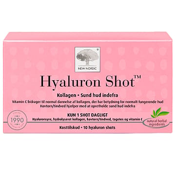 New Nordic Hyaluronshot 10 stk á 15 ml