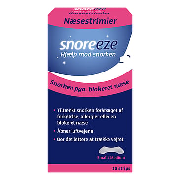 Snoreeze Næsestrimler str. S/M 10 stk