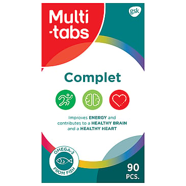 Multi-tabs Complet kapsler med omega-3 90 stk