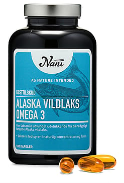 Nani Omega-3 - Alaska Vildlaks 180 kaps.