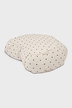 moshi moshi mind Meditationspude Ecru/Black prikker