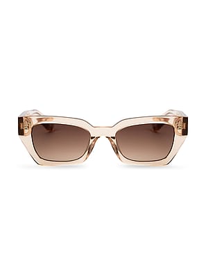MESSYWEEKEND Luna  Solbriller Champagne Gradient Brown