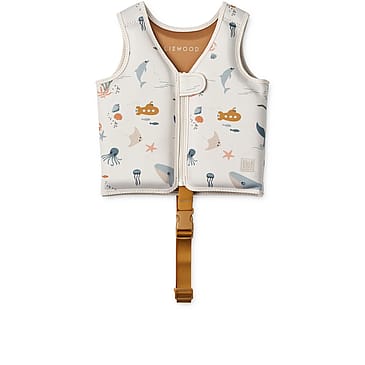 LIEWOOD Dove Swim Vest Sea Creature / Sandy 15-19 Kg