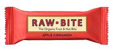 Rawbite Frugt- og nøddebar Glutenfri Ø Apple Cinamon 50 g