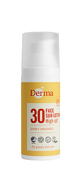 Derma Ansigtssolcreme SPF 30 50 ml