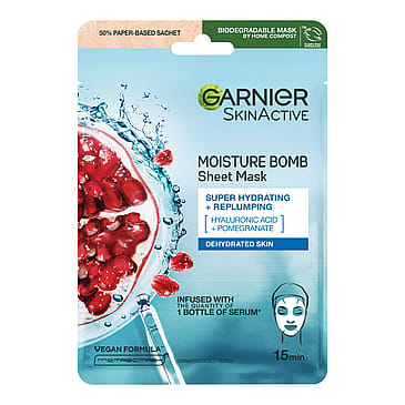 Garnier Moisture Bomb SuperHydrating & Energizing Sheetmask 1 stk.