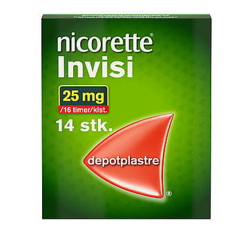 Nicorette® Invisi Depotplastre 25 mg/16 timer 14 stk.