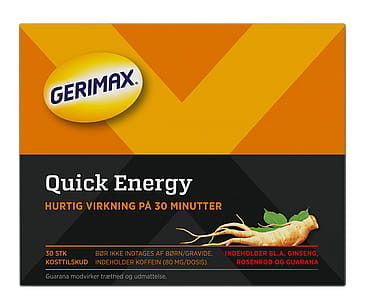 Gerimax Quick Energy 30 tabl.
