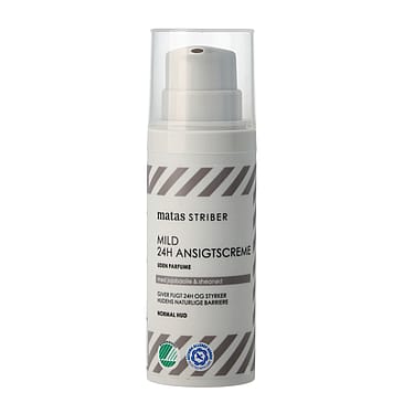 Matas Striber Mild 24H Ansigtscreme til Normal Hud Uden Parfume 50 ml
