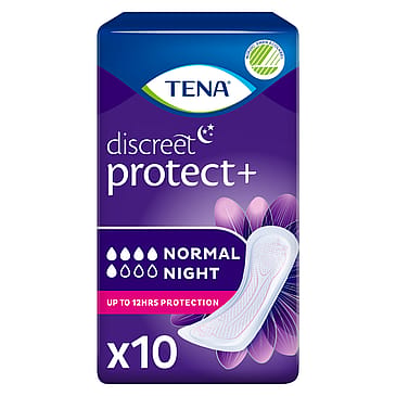 Tena Discreet Protect+ Natbind Normal Night