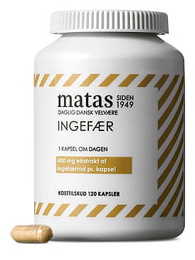 Matas Striber Ingefær 120 kaps.
