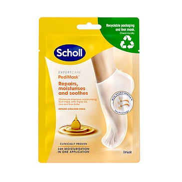 Scholl Moisturising PediMask 2 stk