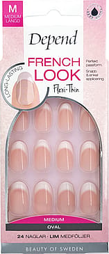 Depend French Look Rosa Kunstige Negle Medium