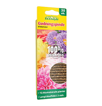 ECOstyle Blomster gødningspinde 30 stk.