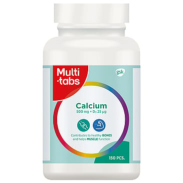 Multi-tabs Kalk 500mg + D3 Tabletter 150 tabl