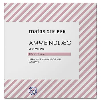 Matas Striber Ammeindlæg uden Parfume Hvid 24 stk.