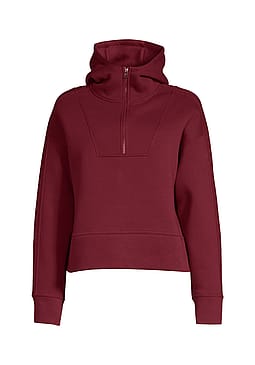 Casall Oversized Zip Hoodie Evening Red L