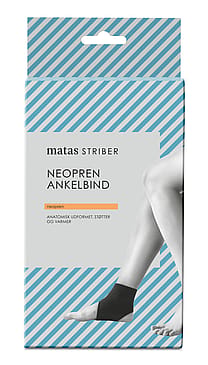 Matas Striber Neopren Ankelbind Sort M
