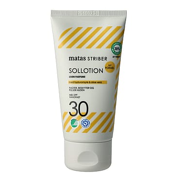 Matas Striber Sollotion SPF 30 Uden Parfume rejsestr. 80 ml