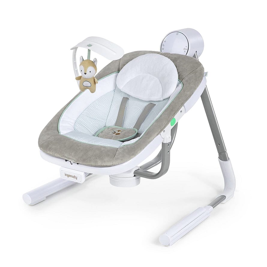 Ingenuity AnyWay Sway PowerAdapt Ray Bærbar Baby-vippestol 0-9 mdr.