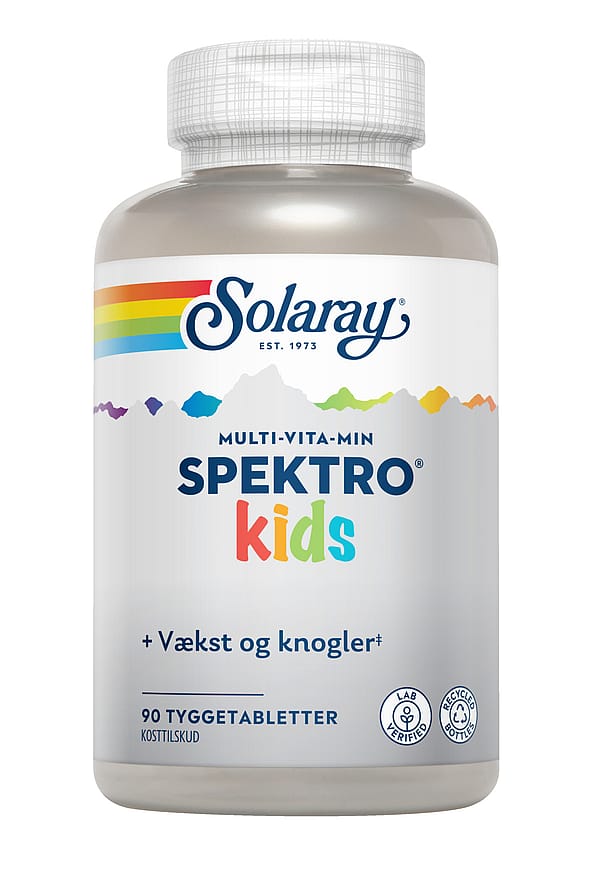 Solaray Spektro Kids Bær 90 tyggetabl.