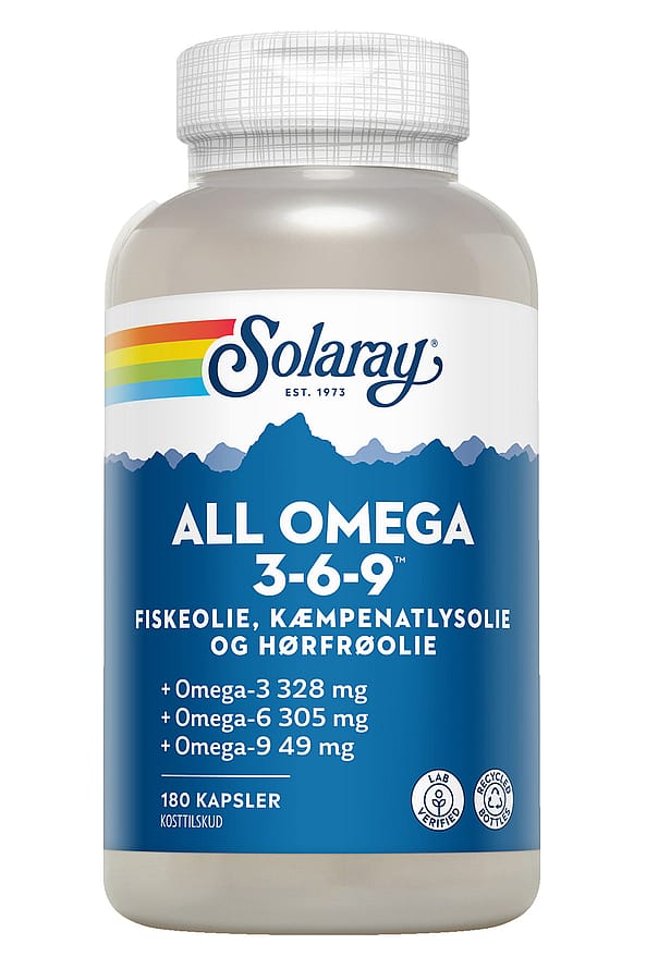 Solaray All Omega 3-6-9 180 kaps.