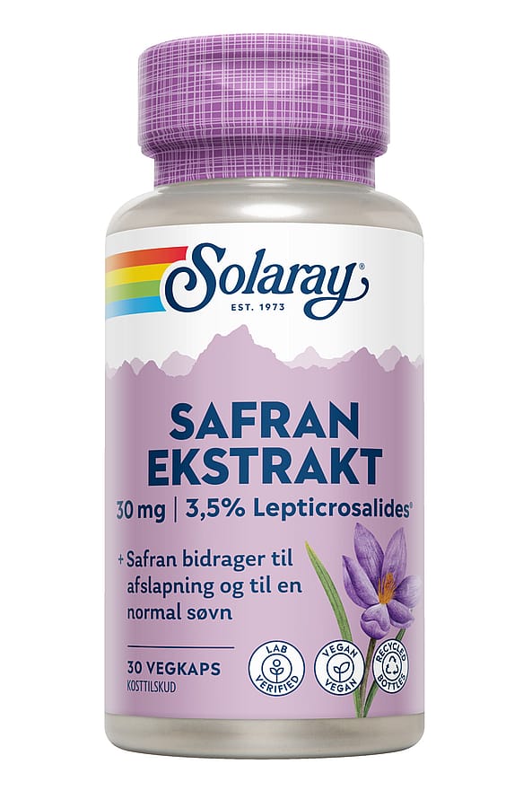 Solaray Safran ekstrakt 30 stk