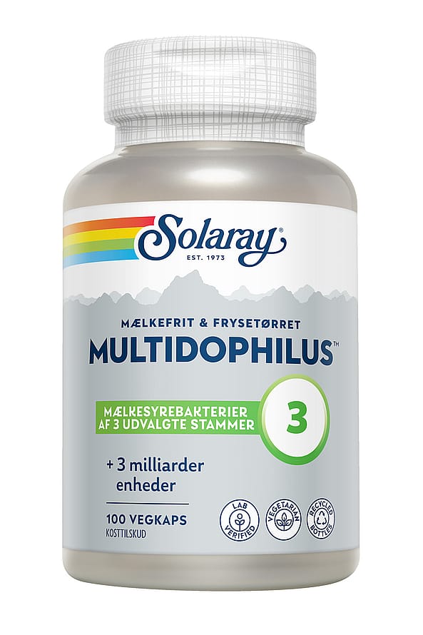 Solaray Multidophilus mælkefri 100 kaps.
