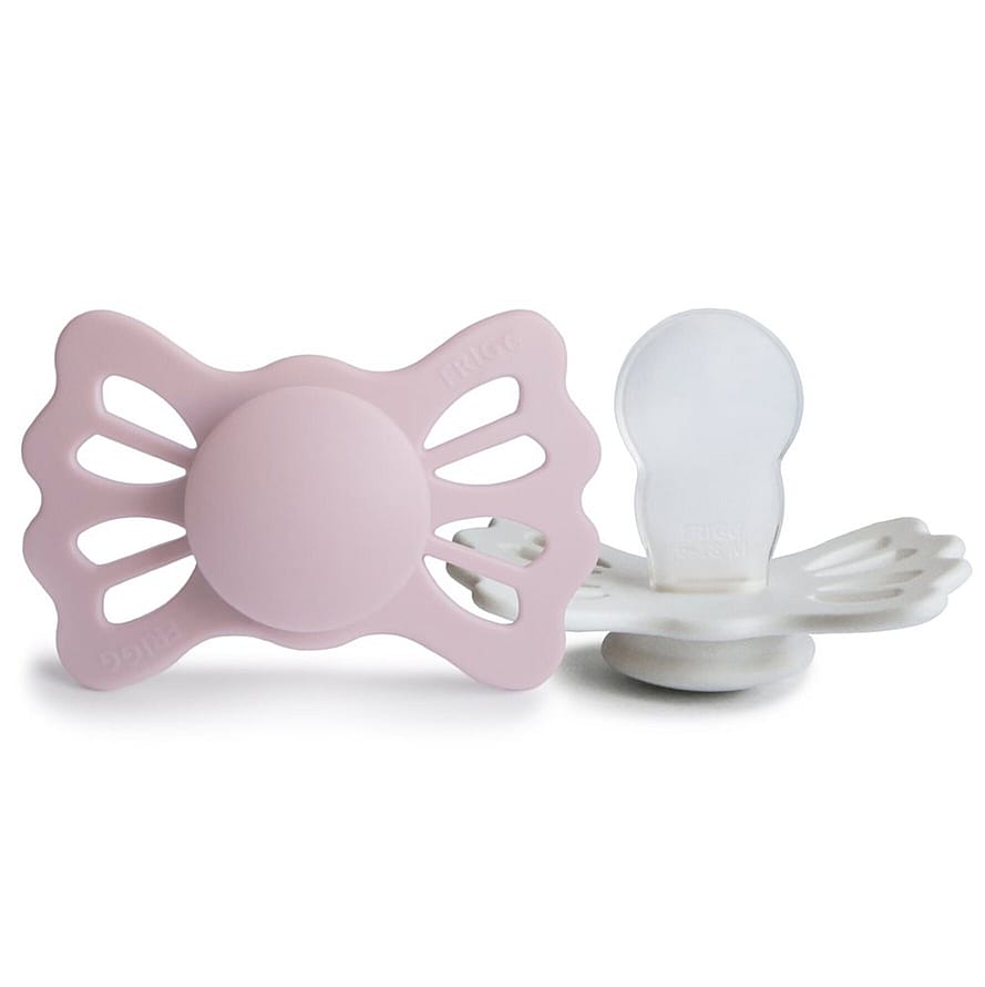 FRIGG Lucky Sutter i Silikone 2-pak Primrose/Silver Gray Str. 2