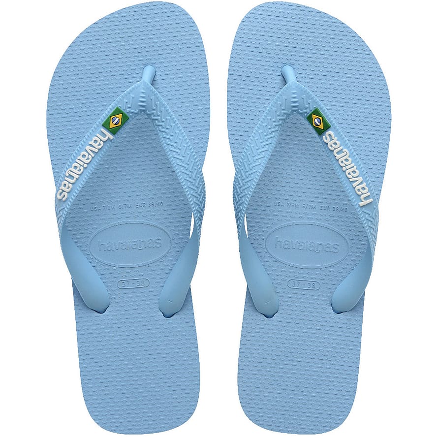 Havaianas Flip-flops Brasil Logo Lavendelblå/Hvid 37/38