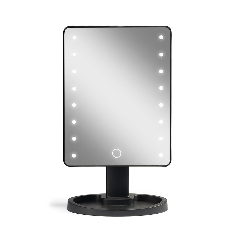 Gillian Jones Hollywood Spejl Med LED & Touch Sort