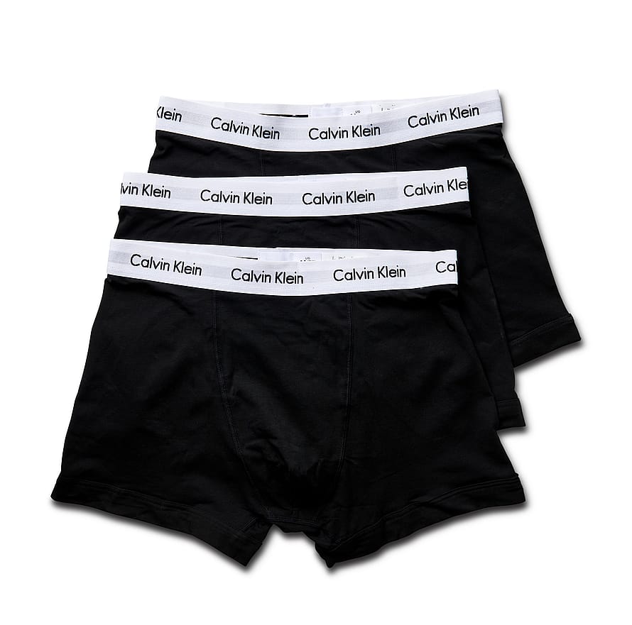 CALVIN KLEIN Boxer Briefs 3-Pak Black - White M