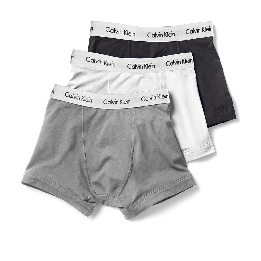 CALVIN KLEIN Boxer Briefs 3-Pak Grey - White - Black M