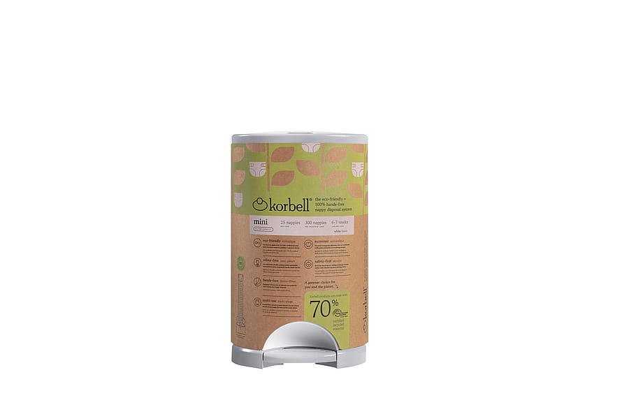Korbell Blespand Hvid Mini 9 Liter