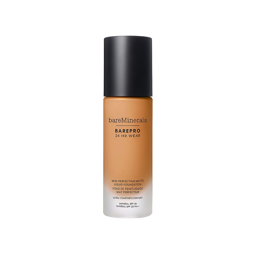 bareMinerals BAREPRO 24HR Skin-Perfecting Matte Liquid Foundation SPF 20 Medium Deep 40 warm