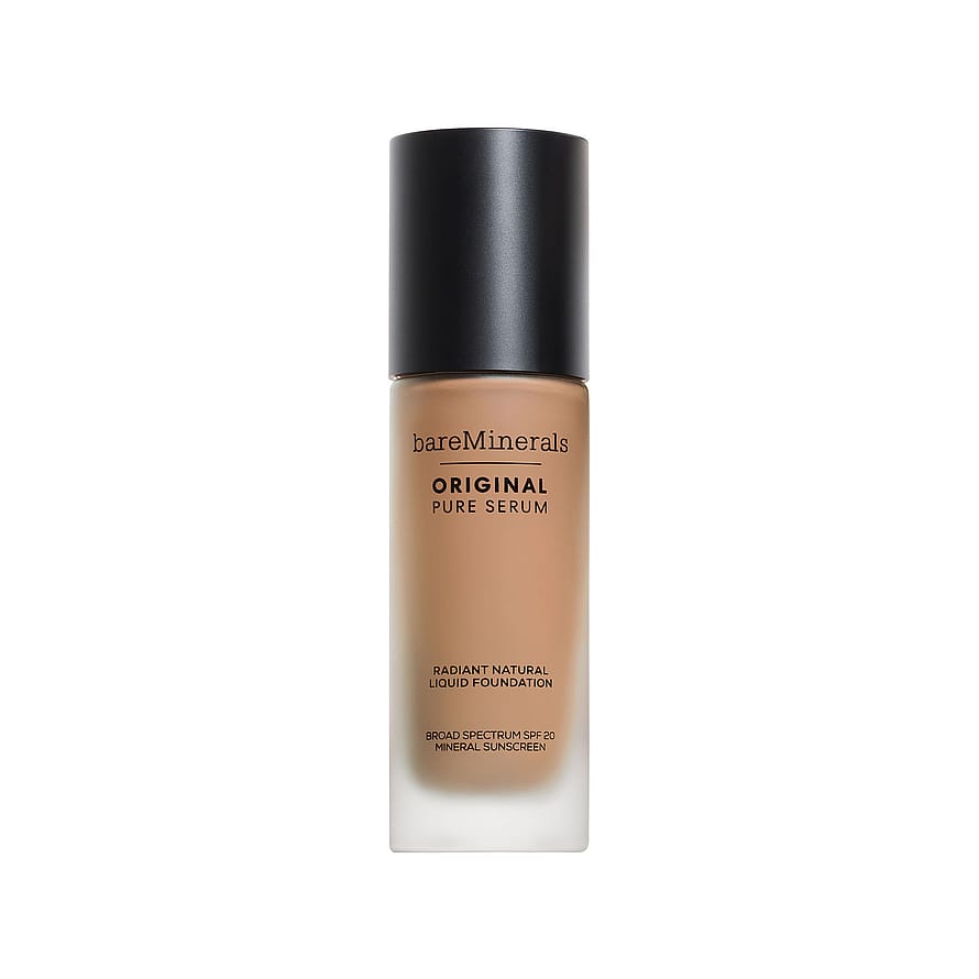 bareMinerals ORIGINAL Pure Serum Radiant Natural Liquid Foundation Mineral SPF 20 Medium Cool 3.5