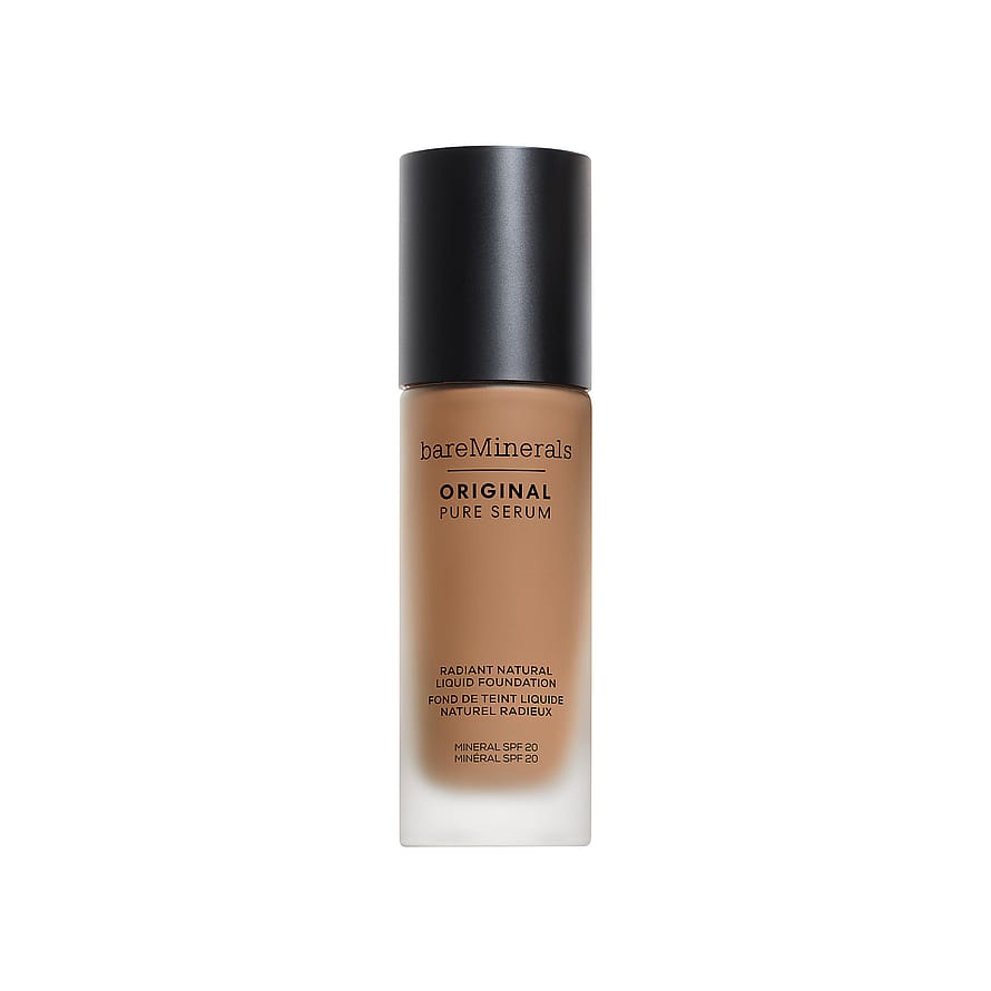 bareMinerals ORIGINAL Pure Serum Radiant Natural Liquid Foundation Mineral SPF 20 Medium Deep Neutral 4