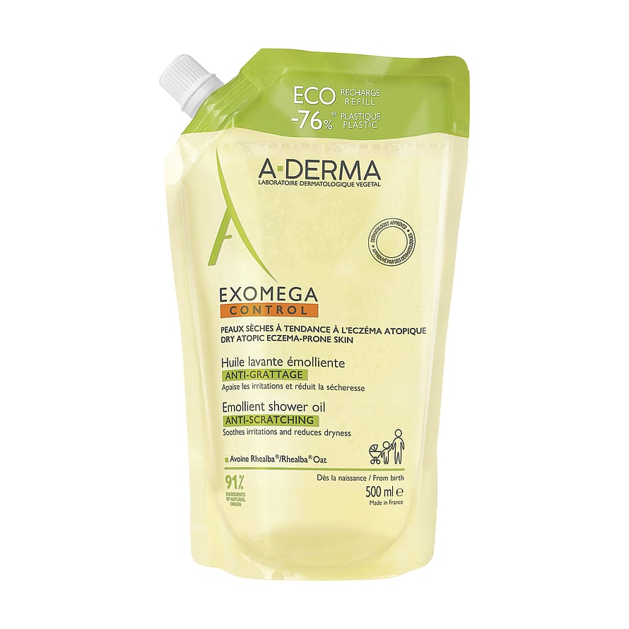 A-DERMA Exomega CONTROL Shower Oil Refill 500 ml