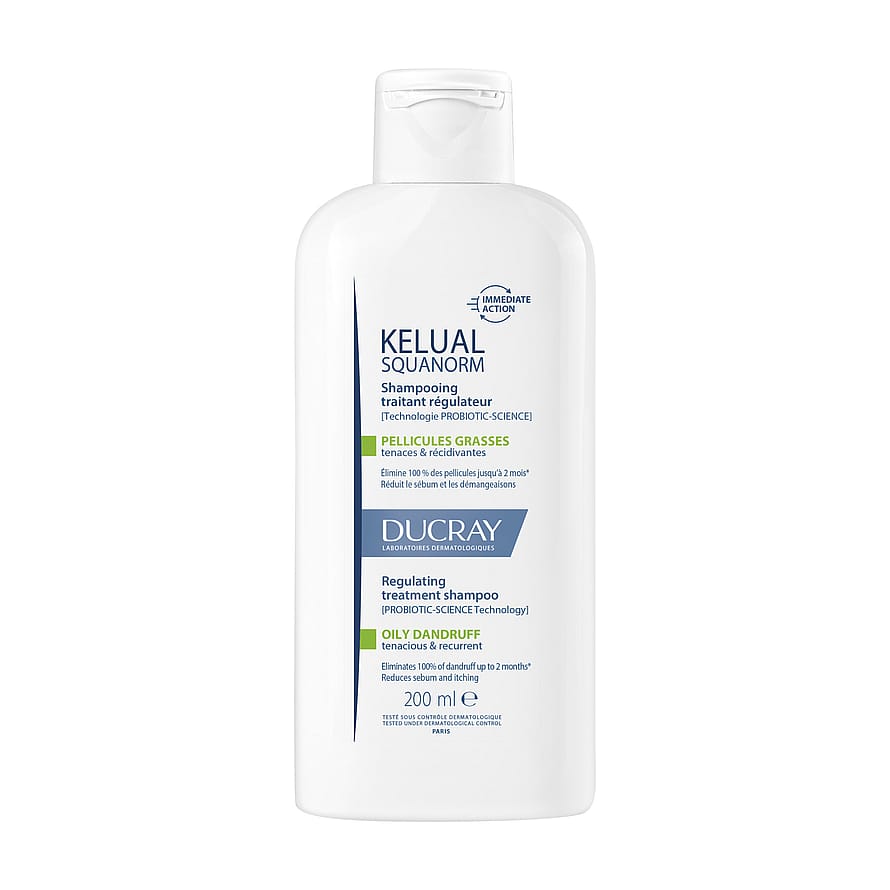 Ducray Kelual Squanorm Shampoo for Oily Dandruff 200 ml
