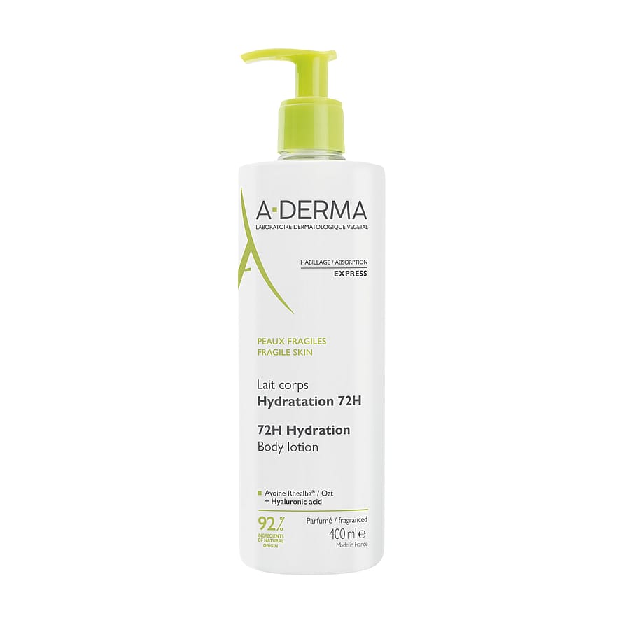 A-DERMA 72H Hydrating Body Lotion 400 ml