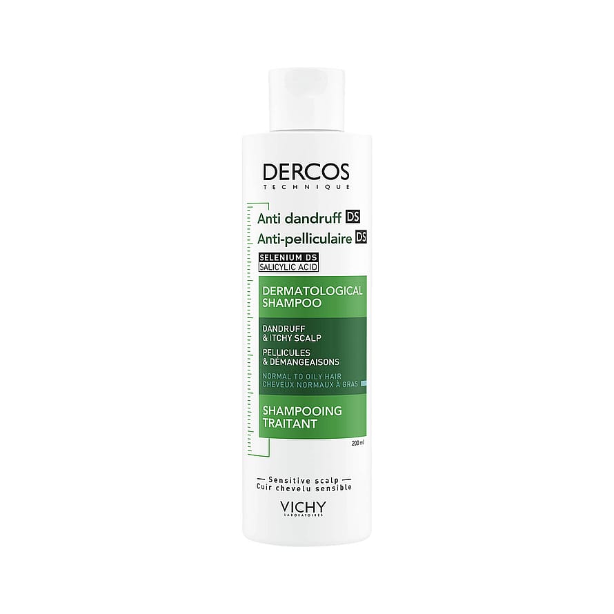 Vichy Dercos Skælshampoo til Normal/Fedtet Hårbund 200 ml