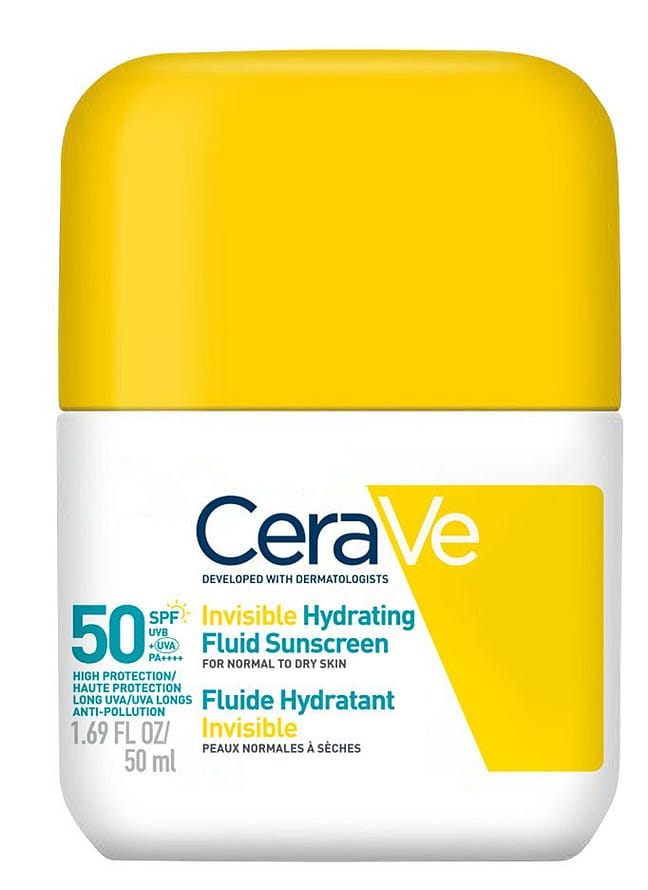 CeraVe Invisible Hydrating Fluid Sunscreen SPF50 50 ml