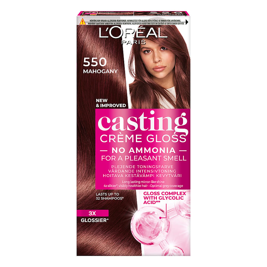 L'Oréal Paris Casting Crème Gloss Semipermanent Hårfarve 550 Mahogany