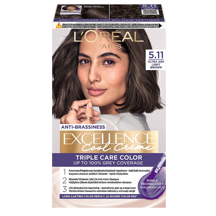 L'Oréal Paris Hårfarve 5.11 Ultra Ash Light Brown