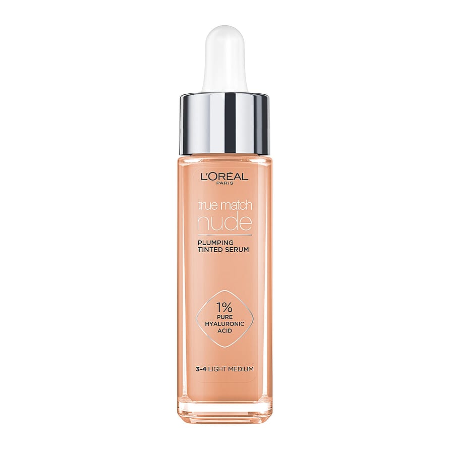 L'Oréal Paris True Match Nude Plumping Tinted Serum Light-Medium 3-4