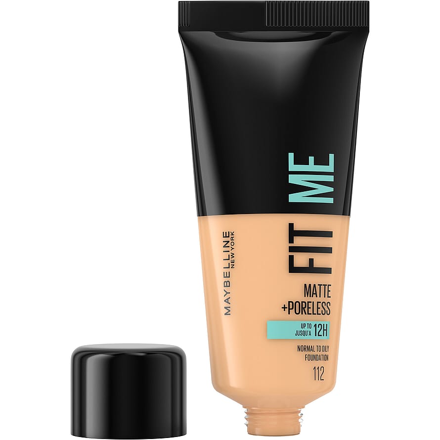 Maybelline New York Fit Me Matte & Poreless Foundation 112 Soft Beige