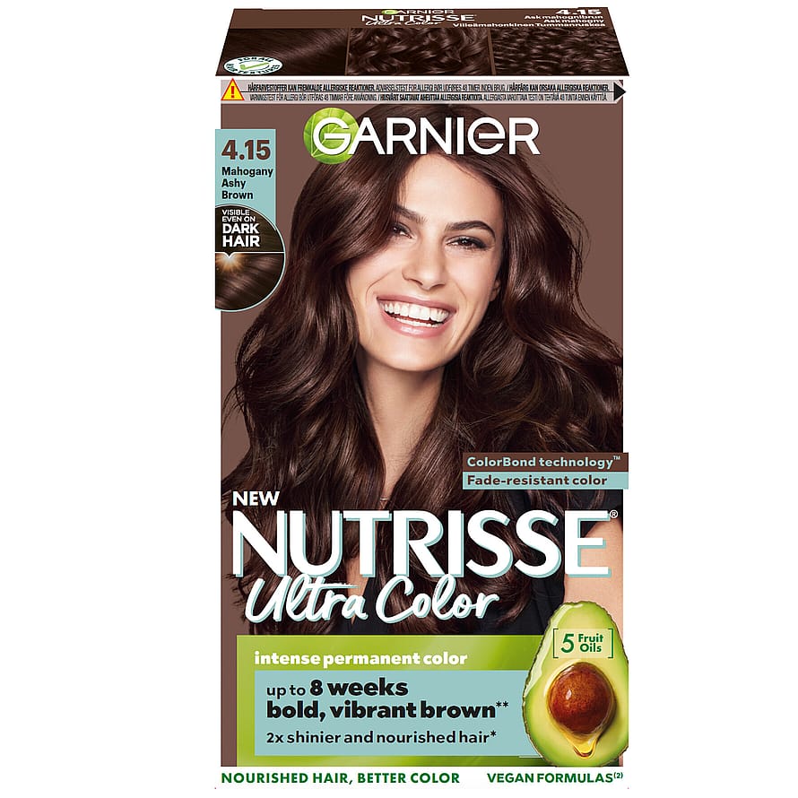 Garnier Nutrisse Ultra Color Hårfarve 4.15 Askebrun