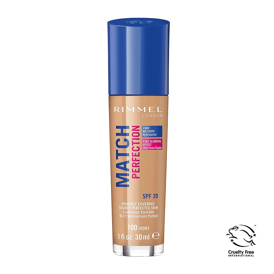 Rimmel Match Perfect Foundation 100 Ivory